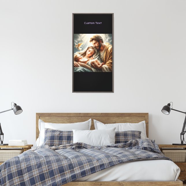 Lienzo Natividad llena de fe Historia del nacimiento de C (Insitu(Dormitorio))