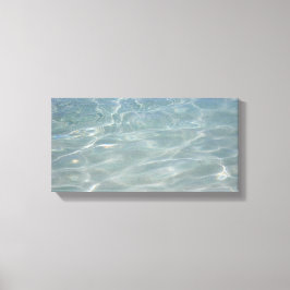 Lienzo Naturaleza azul del Resumen del Agua del Caribe