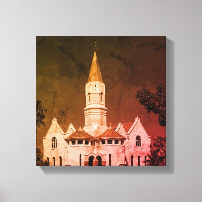 Lienzo Naturaleza de la arquitectura de Aurora Sudáfrica (Anverso)