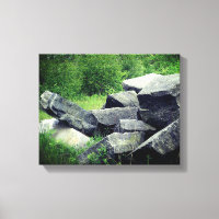 Naturaleza de las rocas de granito grande