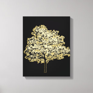 Lienzo Naturaleza del árbol de oro