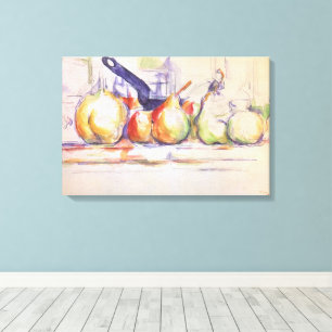 Lienzo Naturaleza muerta con cacerola de Paul Cezanne