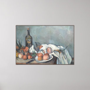 Lienzo Naturaleza muerta con cebolla, pintura al óleo, Pa