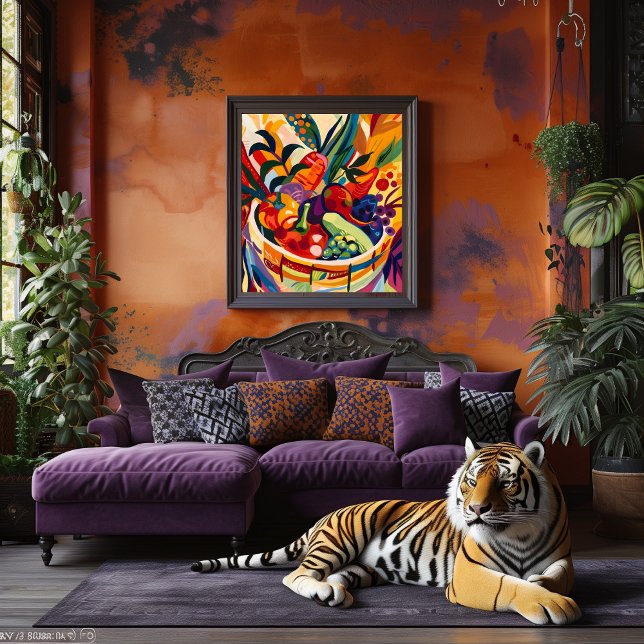 Lienzo Naturaleza Muerta: Frutas en Estilo Favista. (Subido por el creador)