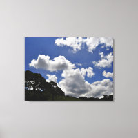 Naturaleza paisajística del cielo nublado