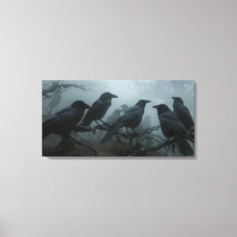 Lienzo Naturaleza silvestre Crow-Raven Canvas Wall Art