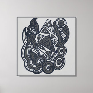 Lienzo Nature and Geometry Harmony