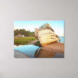 Lienzo Naufragio en la costa