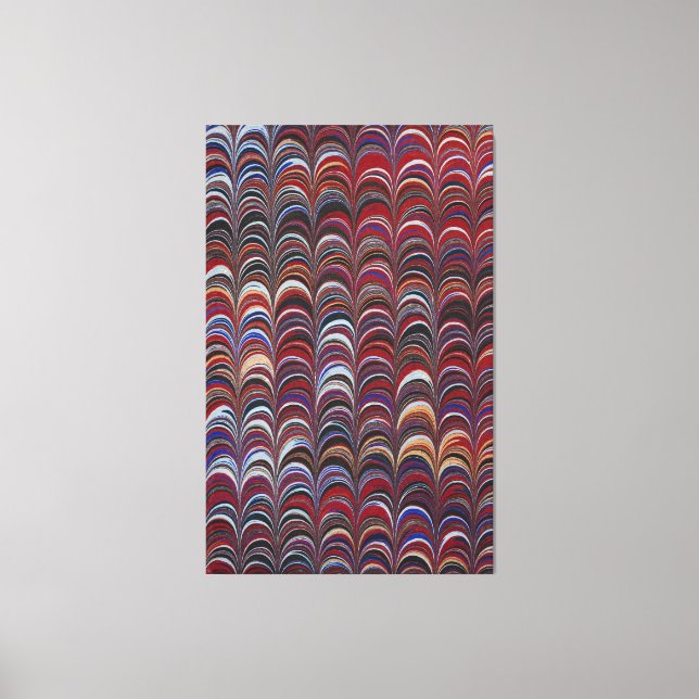 Lienzo Náuseas bohemias coloridas (Anverso)