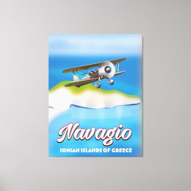 Lienzo Navagio Islas Jónicas de Grecia (Anverso)