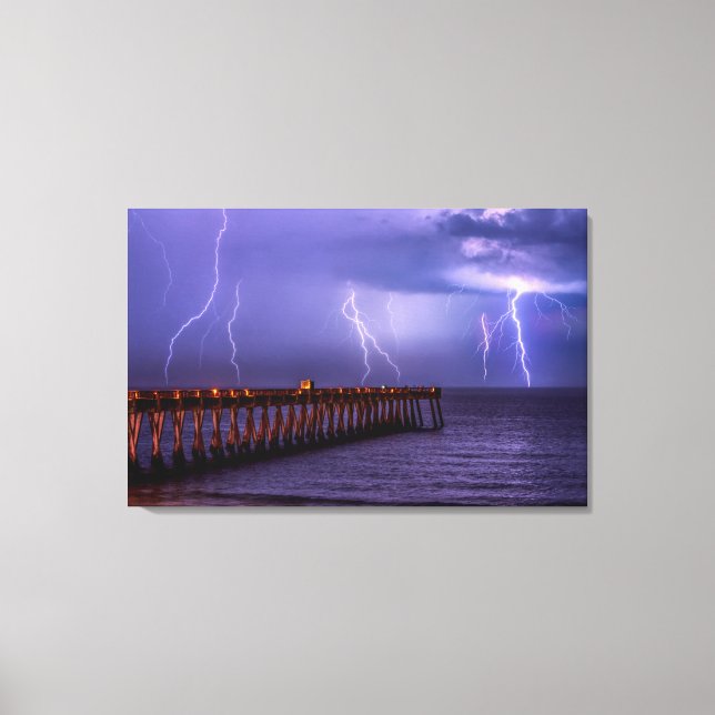 Lienzo Navarre Florida Lightning Storm (Anverso)