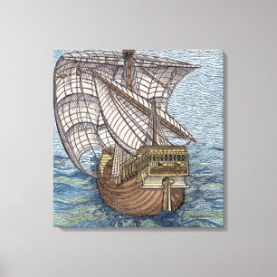 Lienzo Nave de Columbus'Time