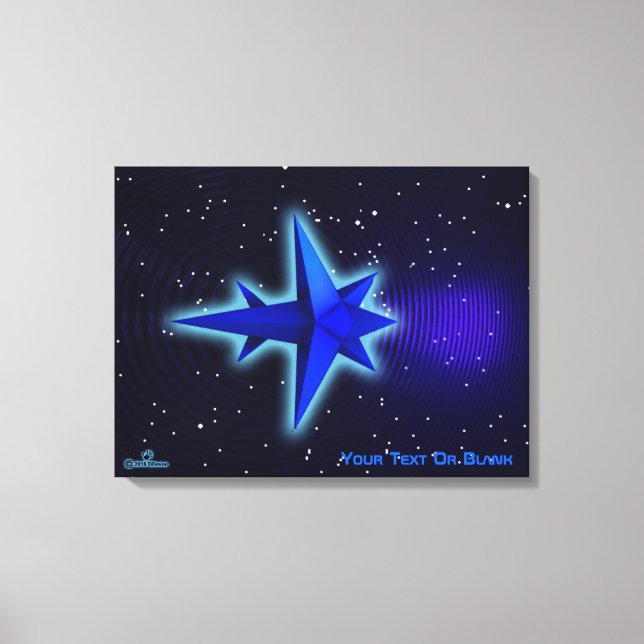 Lienzo Nave espacial de la unidad de gravedad (Anverso)