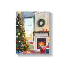 Navidad alegre y divertida | Chimenea Árbol Alegre