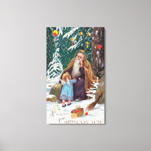 Lienzo Navidad de las felices Navidad de un padre del