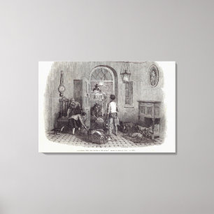 Lienzo Navidad: "Los cumplidos de la estación "