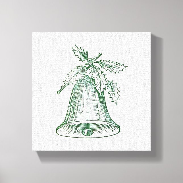 Lienzo Navidades amordazan con Holly (Anverso)