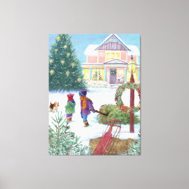 Lienzo Navidades Calentadores del Corazón