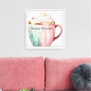 Lienzo Navidades Cocoa Gold Mint Pink Warm Wiers