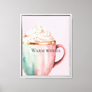 Lienzo Navidades Cocoa Gold Rubor Pink Mint Warm Wiers