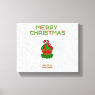 Lienzo Navidades Cupcake Wraped Canvas