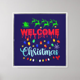 Lienzo Navidades de bienvenida-81124