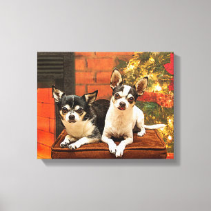 Lienzo Navidades de Chihuahua