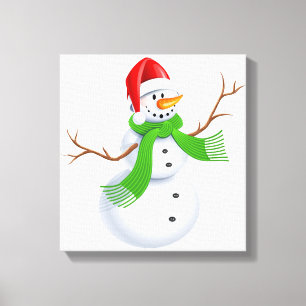 Lienzo Navidades de Cute Snowman
