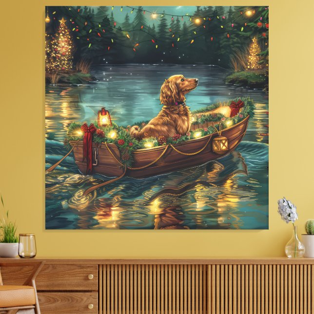 Lienzo Navidades de hebilla afgana disfrutan de un viaje  (Insitu (Sala de estar))