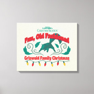Lienzo Navidades de la familia Griswold, divertida y viej
