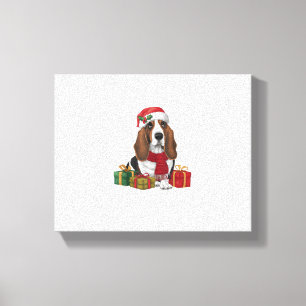 Lienzo Navidades de perrito de la zona metropolitana Fies