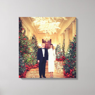 Lienzo Navidades de Trump para la Casa Blanca