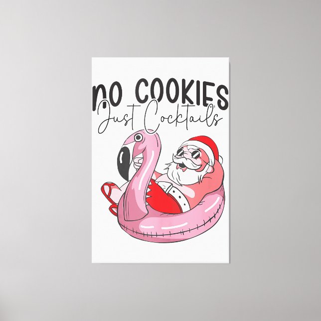 Lienzo Navidades En Julio Divertidas Navidades De Verano (Anverso)