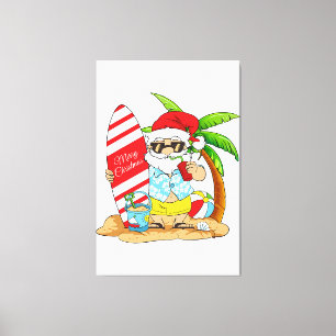 Lienzo Navidades En Julio Escuadrón De Camisetas Groovy V