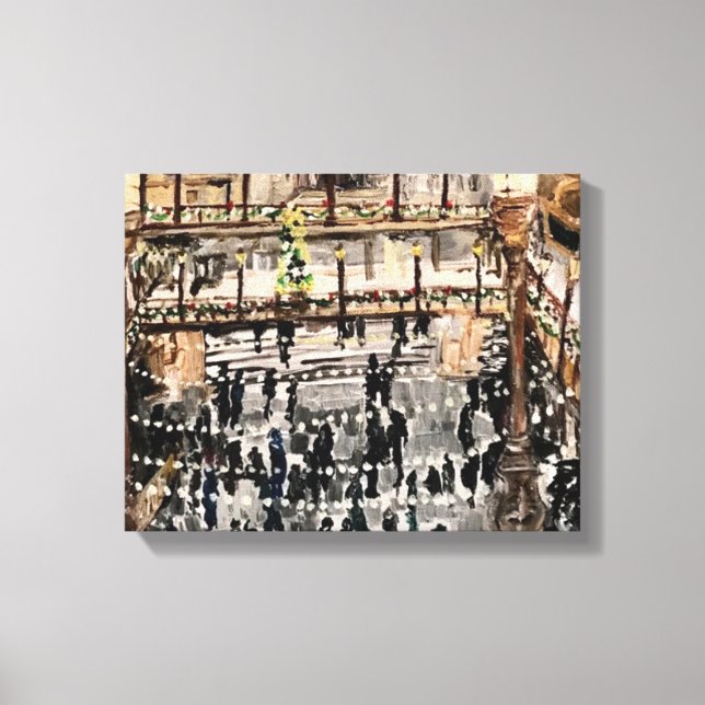 Lienzo Navidades en la galería de imágenes de Willowcatde (Anverso)