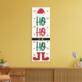 Lienzo Navidades festivos Ho Ho Ho Ho