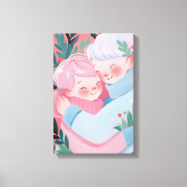 Lienzo Navidades Hug