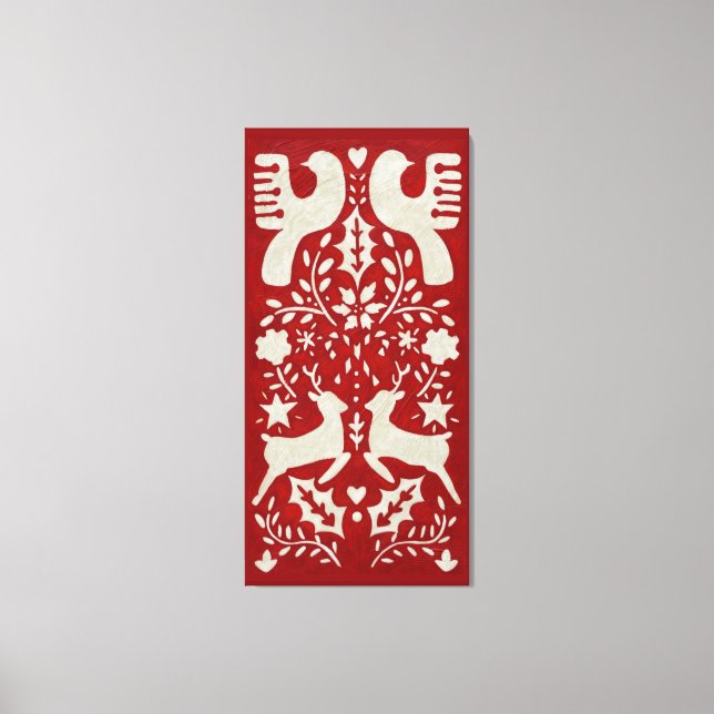 Lienzo Navidades Joy I (Anverso)