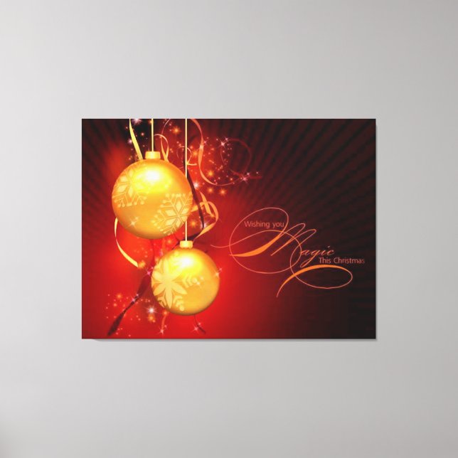 Lienzo Navidades Magia (Anverso)