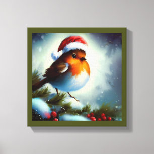 Lienzo Navidades Robin 3