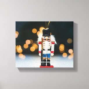 Lienzo Navidades SlipperyOrnamento figurio nutcracker de