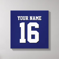 Navy Blue Sports Jersey