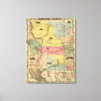 Lienzo Nebraska y Kansas