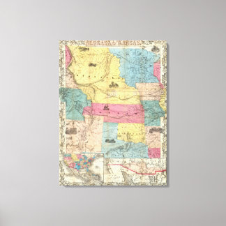 Lienzo Nebraska y Kansas