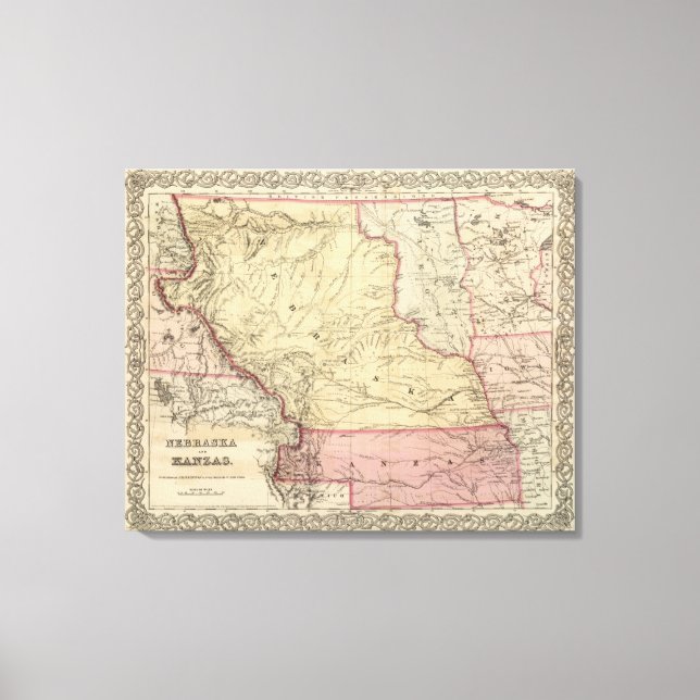 Lienzo Nebraska y Kansas 3 (Anverso)