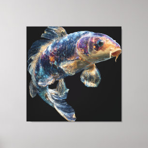 Lienzo Nebulosa Cósmica Koi