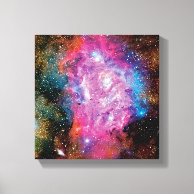 Lienzo Nebulosa de Emisión de Laguna Nube Interestelar Fo (Anverso)
