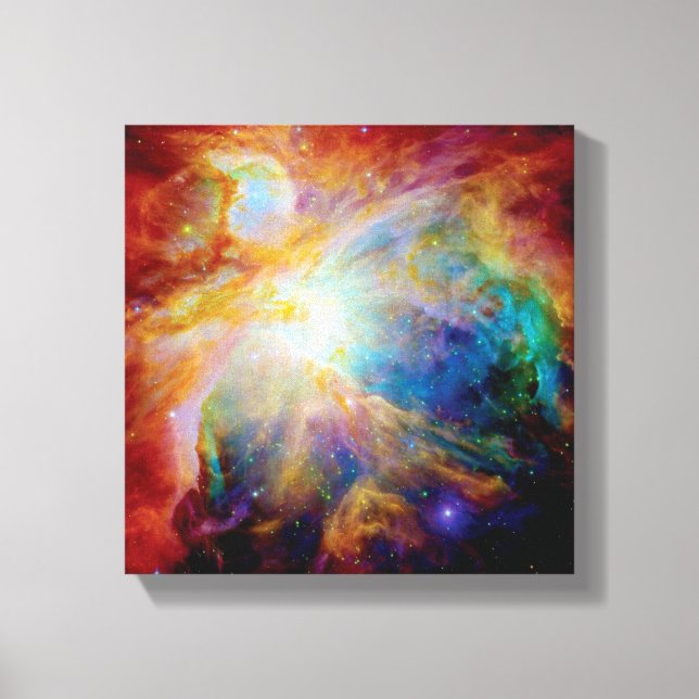 Lienzo Nebulosa de Orión Telescopio Espacial Hubble Spitz (Anverso)