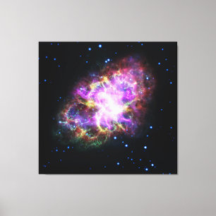 Lienzo Nebulosa del Cangrejo Resto de Supernova Compuesto