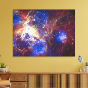 Lienzo nebulosa espacial